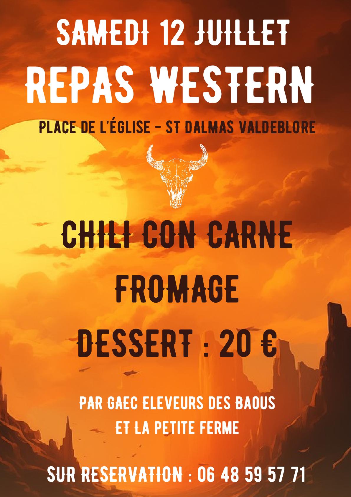 AFFICHE REPAS FARWEST1