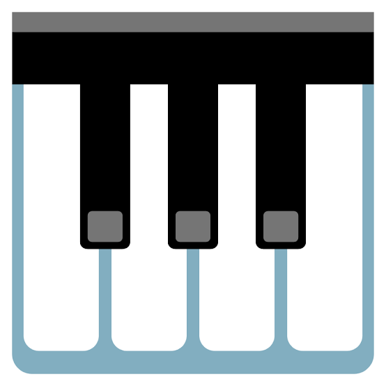 Icône clavier Piano