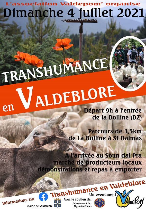 affiche tranhumance et logos 2bis